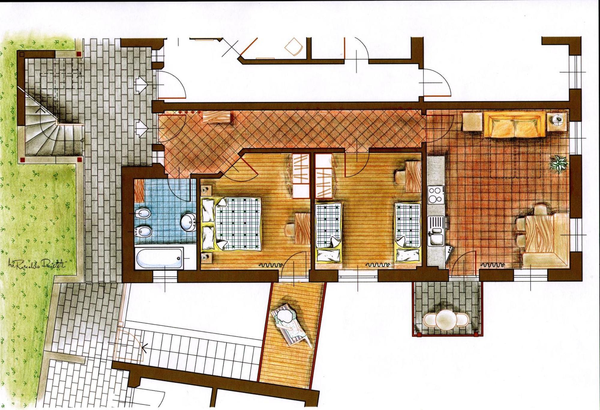 Apartmán Mitterhof Ultimo Exteriér fotografie